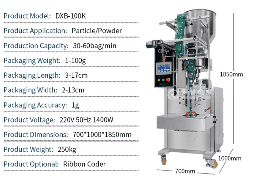 Automatic sugar, coffee sachet filling machine/Vertical granule packaging machine/High speed powder filling machine