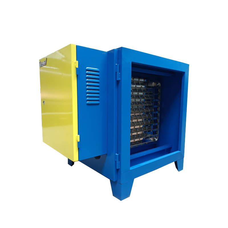 კვამლის სუნის ელექტროსტატიკური გქამწმენდი ფილტრი  რესტორნებისთვის, სამზარეულოებისთვიის 2000M3 . სამრეწველო გამონაბოლქვის ფილტრი