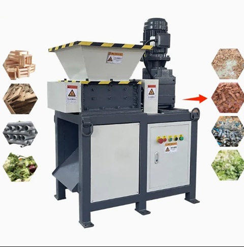 ორლილვიანი ინდუსტრიული შრედერი /  საფეიქრო შრედერი /  მულტიფუნქციური, მძლავრი დასაუცმაცებელი  მანქანა