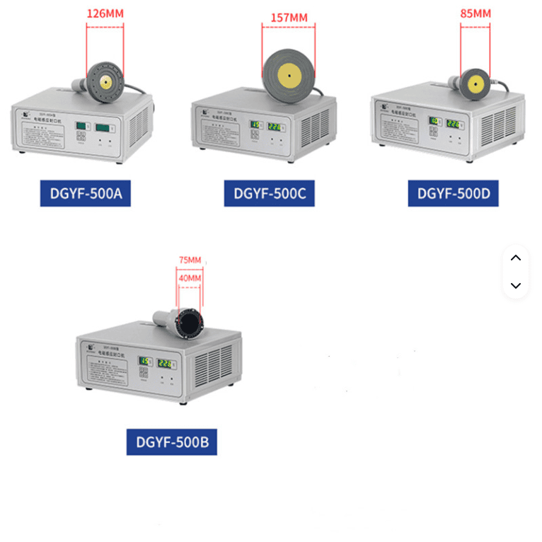 თავსახურის დალუქვის ელექტრომაგნიტური ინდუქციური აპარატი / ქილაზე ალუმინის ფოლგის დასაკრობი მოწყობილობა