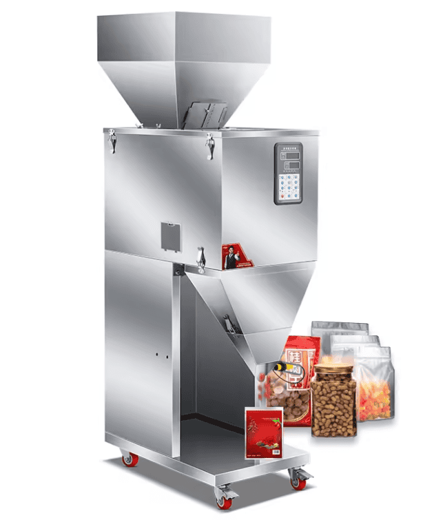 დოზატორი / ავტომატური სასწორი დოზატორით / ვერტიკალური ავტომატური შემავსებელი მანქანა 10-999 გრ