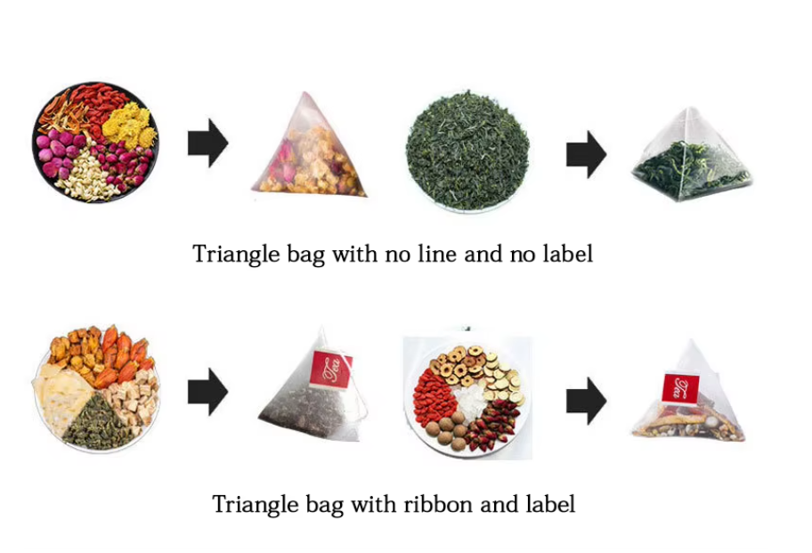 ჩაის პირამიდისებრი დაპაკეტება / ჩაის შევსება-შეფუთვის დანადგარი / ჩაის დასაპაკეტებელი დანადგარი