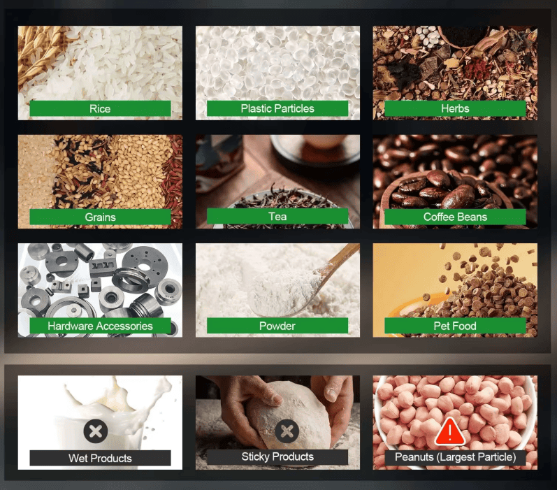 დოზატორი / ავტომატური სასწორი დოზატორით / ვერტიკალური ავტომატური შემავსებელი მანქანა 10-999 გრ