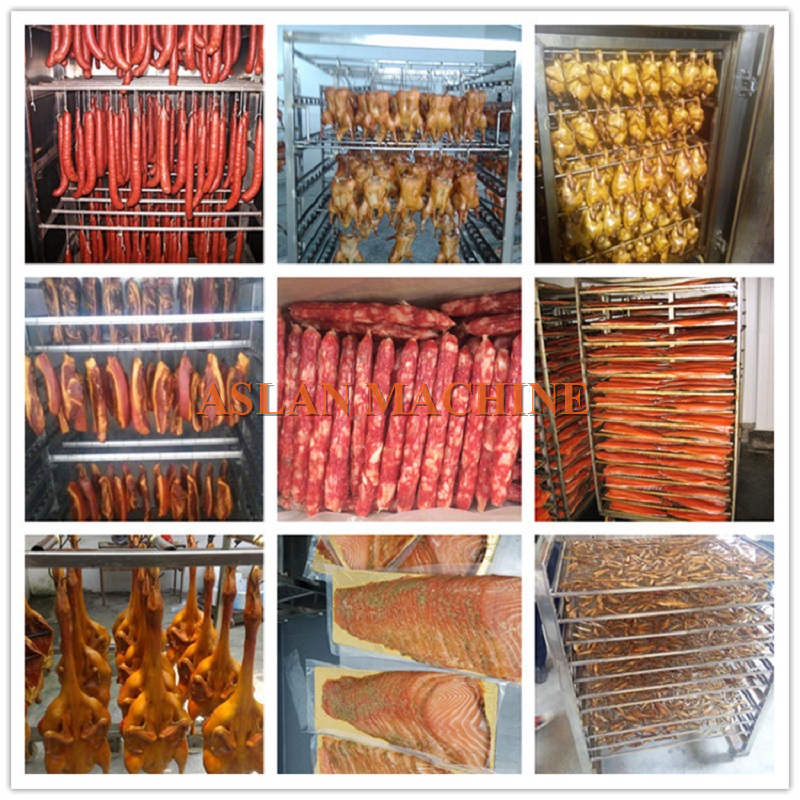 ძეხვის შესაბოლი აპარატი | ხორცისა და თევზის შებოლვის მრავალფუნქციური ღუმელი ASL-YX50