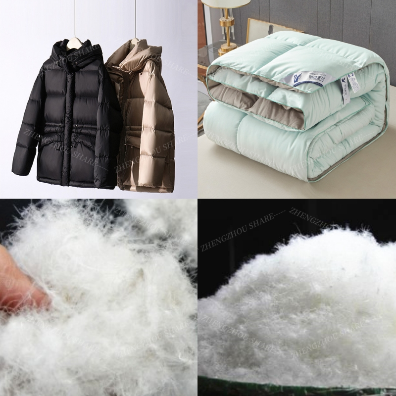 ბუმბულის გადასამუშავებელი მანქანა / ბუმბულის საპენტი დანადგარი / ბუმბულის ასაფუებელი მოწყობილობა