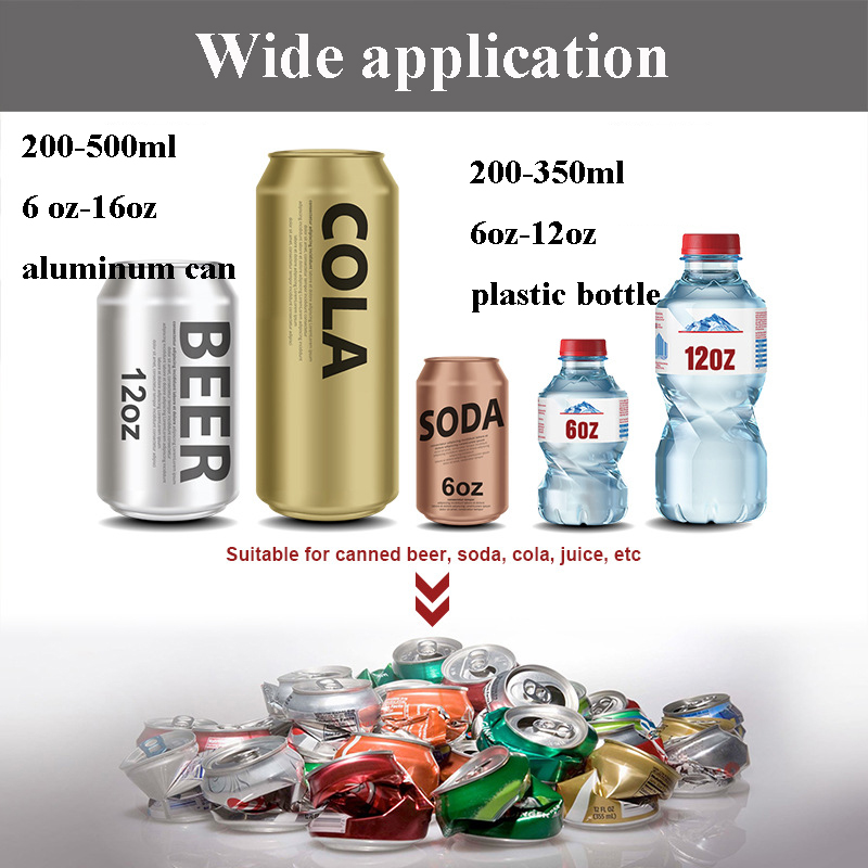 ალუმინის ქილების ელექტრო პრეს-მოწყობილობა რეციკლირებისთვის