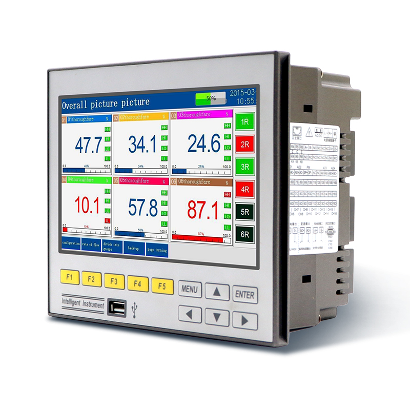 მრავალარხიანი მონაცემთა ჩამწერი მოწყობილობა ტემპერატურის, ტენიანობის, წნევის ნაკადისთვის..., რეალურ დროში მონიტორინგით