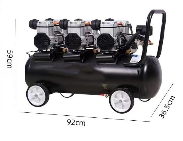 ჰაერისჩ უმი  კომპრესორი ზეთის გარეშე,  65 ლიტრი | 2200W | 300 ლ/წთ | პორტატული