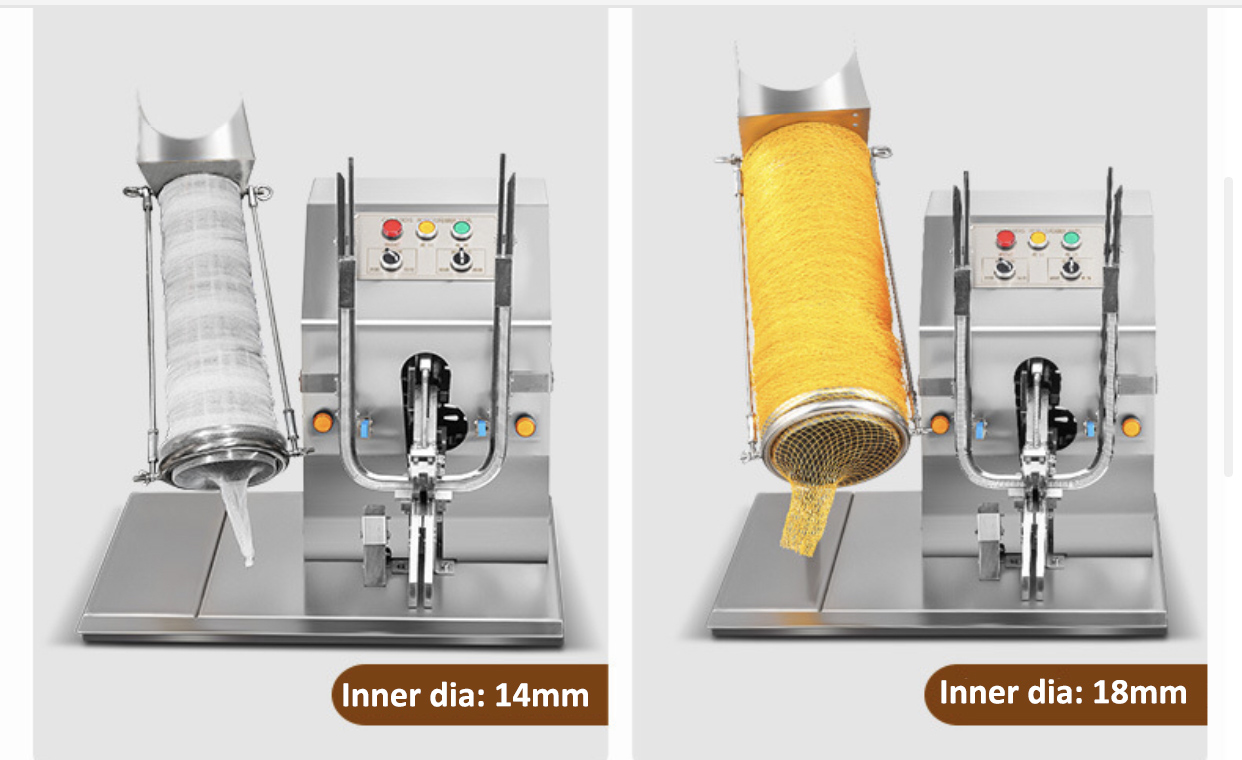 ბადისებრი ჩანთების საჭრელი და შესაფუთი მანქანა LPGU-50DS