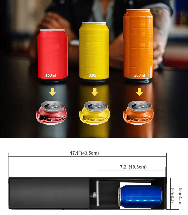 ალუმინის ქილების ელექტრო პრეს-მოწყობილობა რეციკლირებისთვის