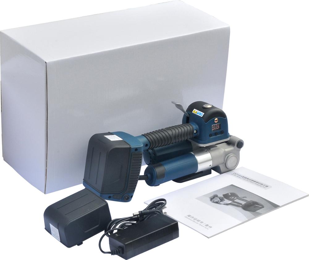 ხელის პორტატული პეტ შესაკრავი აპარატი 19-25მმ / ბატარეაზე მომუშავე დატენვადი ელექტრო- ხელის PET შესაკრავი მანქანა