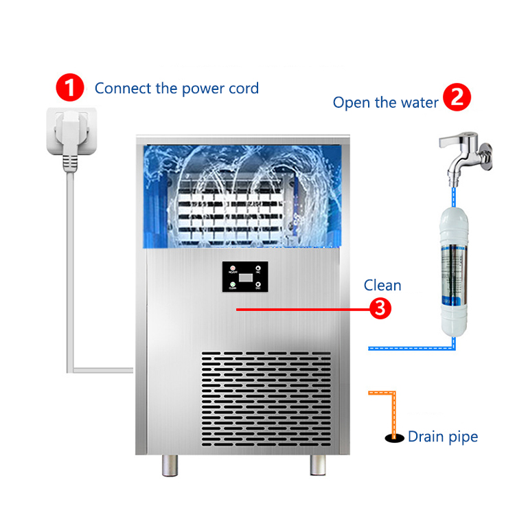ყინულის კუბების პორტატული დანადგარი GQ30
