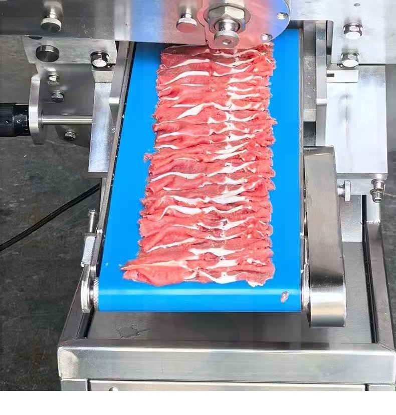 ხორცის სათლელი სამრეწველო დანადგარი საქონლის, ღორის, ცხვრისა და თევზის ხორცის ავტომატური საჭრელი მანქანა – მოდელი HF-NS260