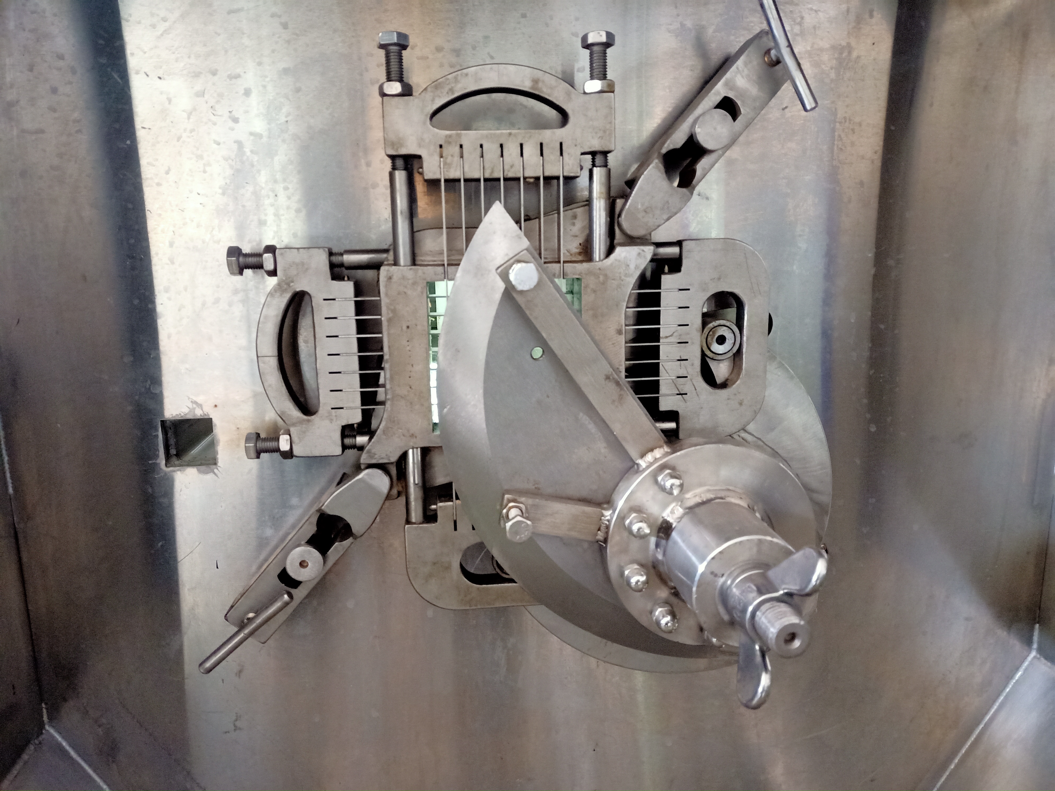 ხორცის კუბიკებად საჭრელი მანქანა PH-350 | გაყინული ქათმის და ყველის საჭრელი 500-700 კგ/სთ