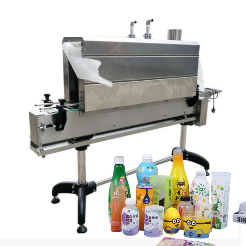 Steam Heat Shrink Tunnel Machine for Can Bottle Labeling