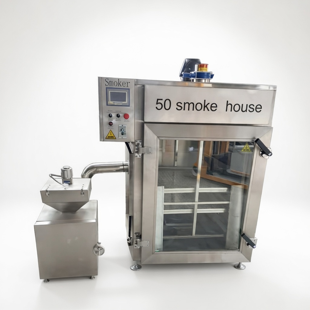 ძეხვის შესაბოლი აპარატი | ხორცისა და თევზის შებოლვის მრავალფუნქციური ღუმელი ASL-YX50