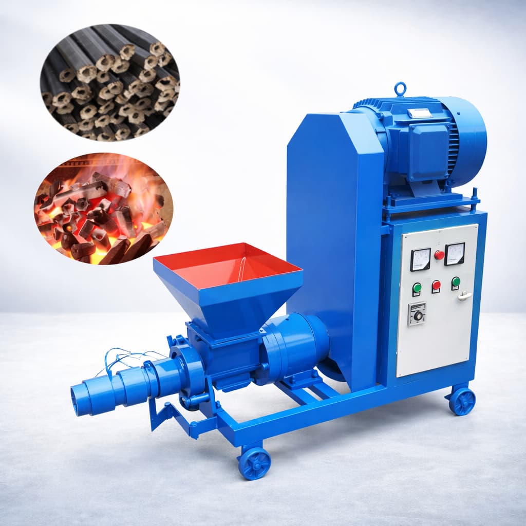 ხის ნახერხის ბიომასის ბრიკეტების დამზადების მანქანა / ნახშირის ბრიკეტების დამზადების მანქანა BDMB50-2