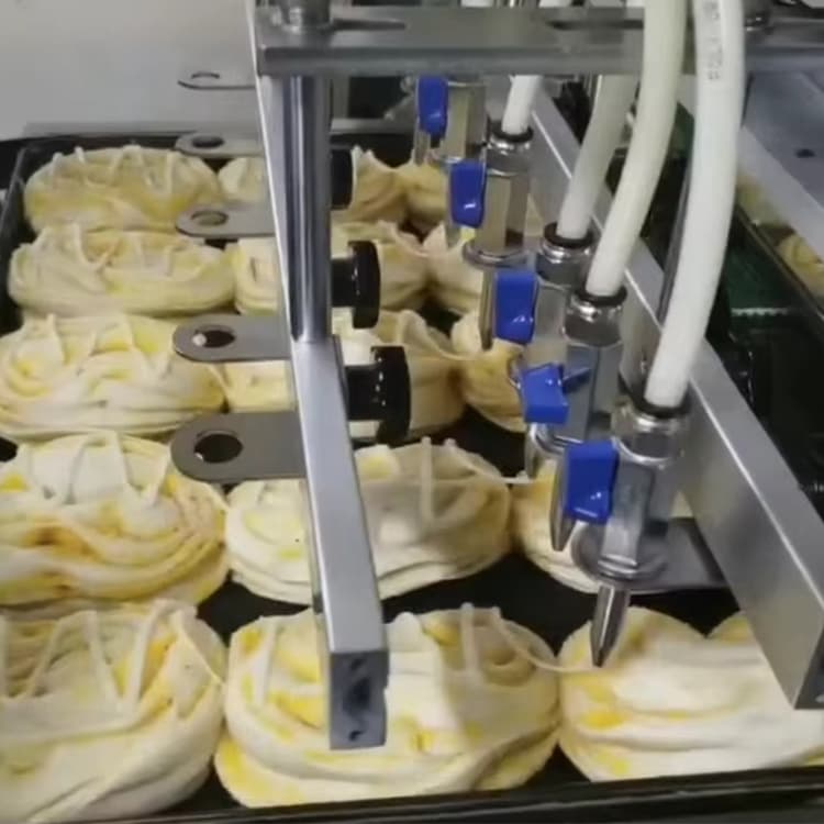 ტორტის ბისკვიტის ინტეგრირებული დეკორაციის ავტომატური მანქანა PSO-CB05 | ტორტის დეკორაციის დანადგარი