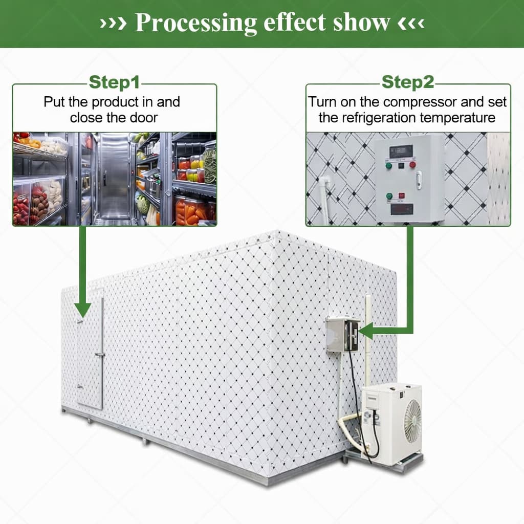 მაცივრის გამაგრილებელი კონტეინერი | Chambre Froide ცივი ოთახი | კომერციული ცივი სათავსო