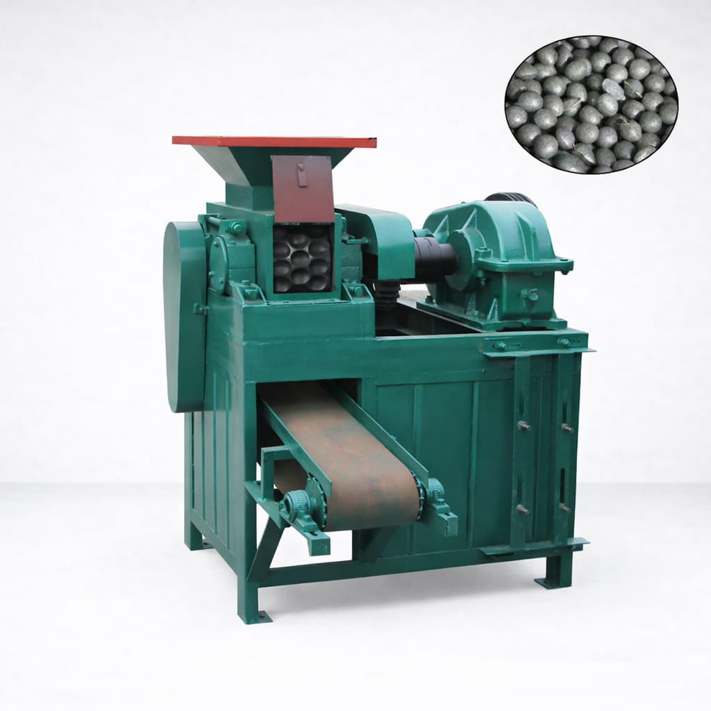 ნახშირის და ქვანახშირის ბრიკეტების საწარმოო მანქანა BD-YQ290 – მაღალი წნევის ექსტრუდერი, კვერცხის ბრიკეტების ფორმირება, 1-3 ტონა/საათი წარმადობა