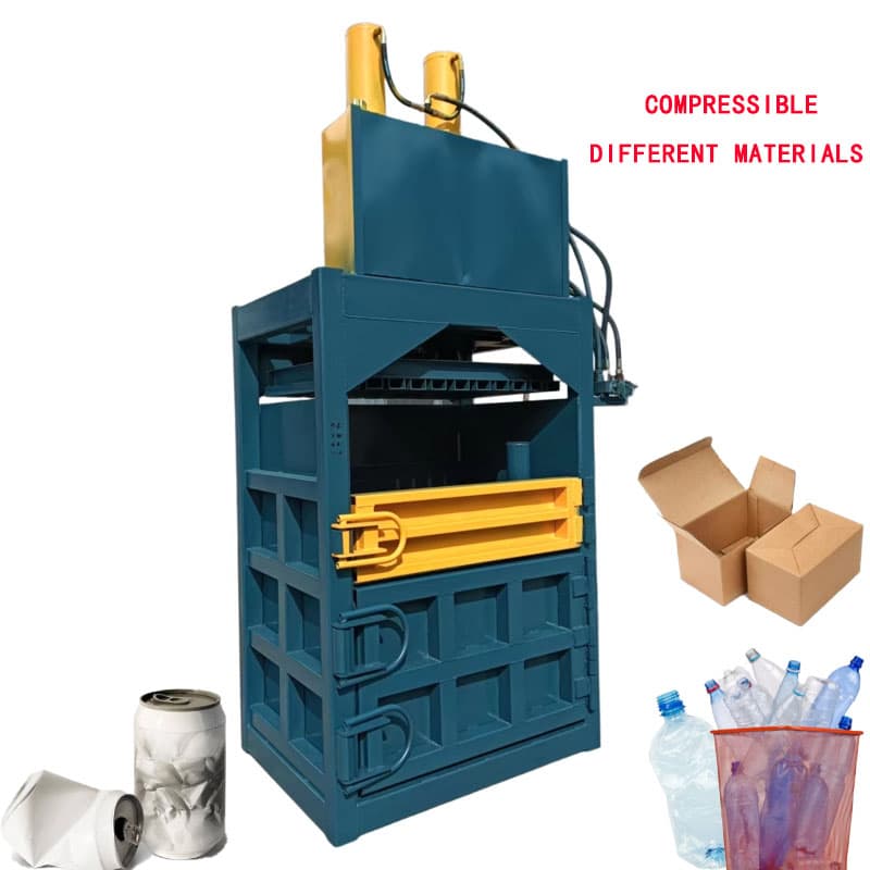 ჰიდრავლიკური პრესი ქაღალდის ტექსტილის და სხვანარჩენების დასაპრესად — FM100T / 120T