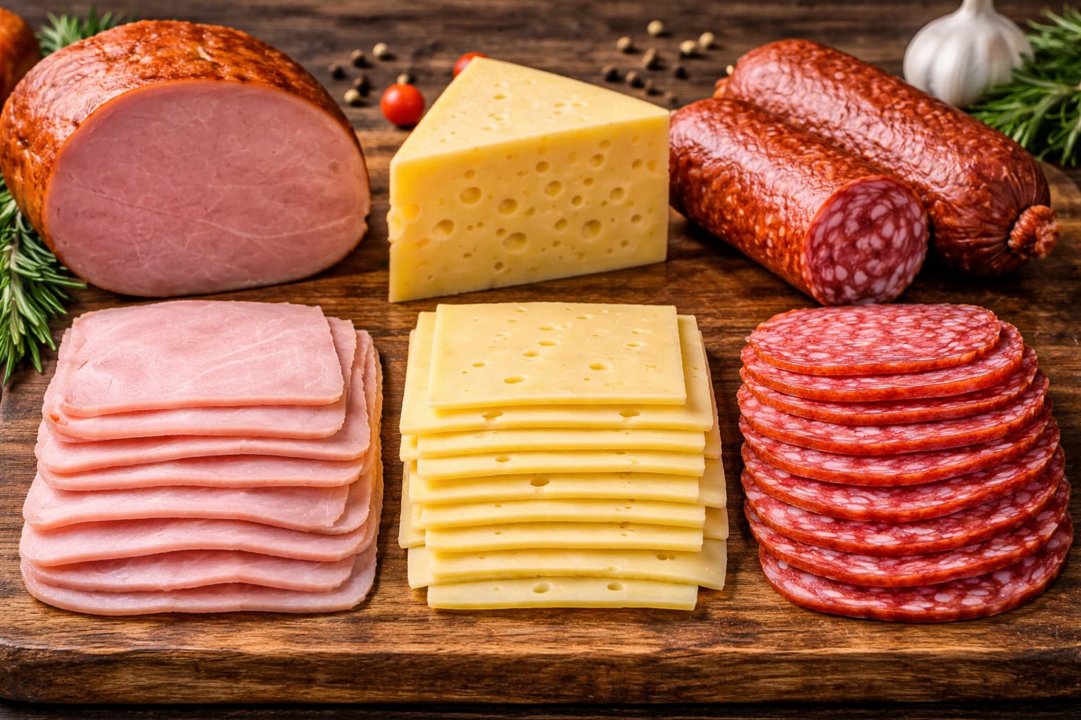 ლორის, ძეხვის და ყველის ავტომატური საჭრელი მანქანა PH-160 – კონვეიერული სლაისერი