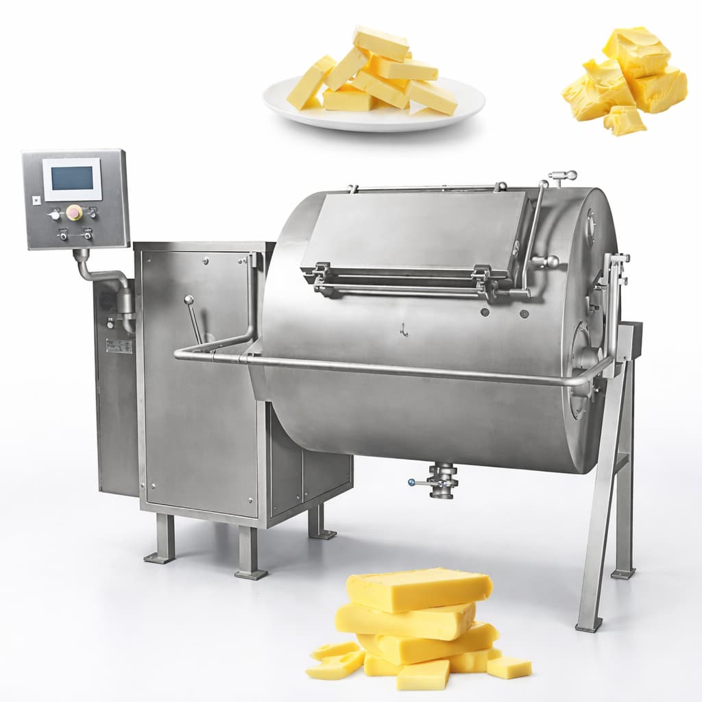 კარაქის ამოსაყვანი ავტომატური მანქანა CW-NLJ-6 — კარაქის წარმოების პროფესიონალური დანადგარი 200 ლიტრი