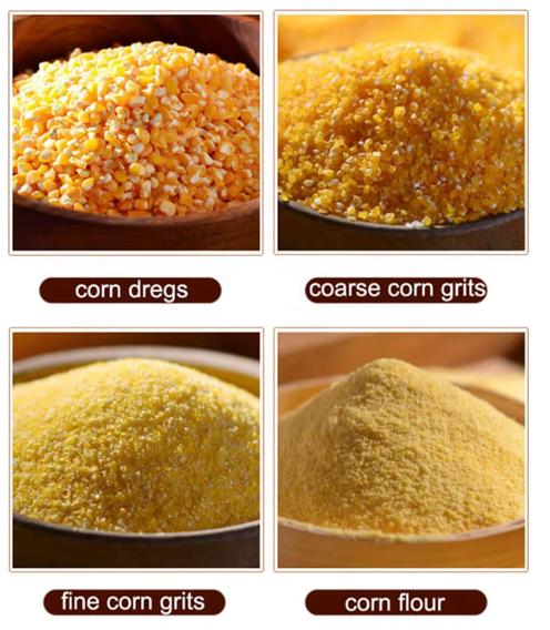 სიმინდის ინდუსტრიული წისქვილი TDCG-500 | ღერღილის და ფქვილის საფქვავი მანქანა 800-1000 კგ/სთ