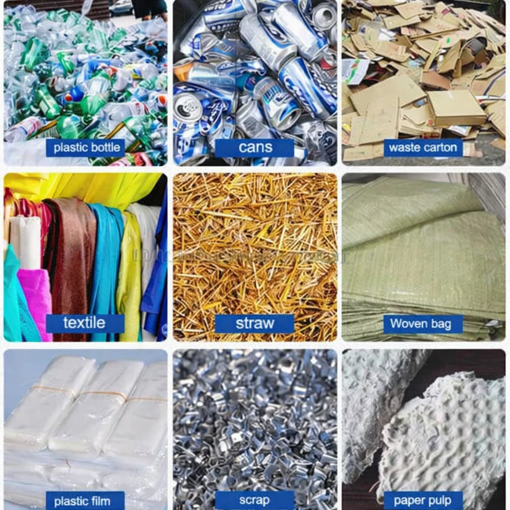 ჰორიზონტალური ჰიდრავლიკური პრესი / ბოთლების დასპრესი მანქანა / ბამბის და ტანსაცმლის დასაპრესი მანქანა HS-100T