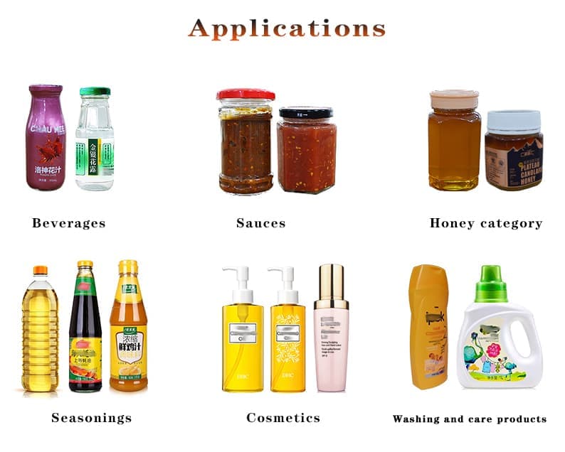 სქელი მასის დოზატორი მიქსერით — ნახევრად ავტომატური პისტონური შემავსებელი მანქანა (10–5000 მლ)