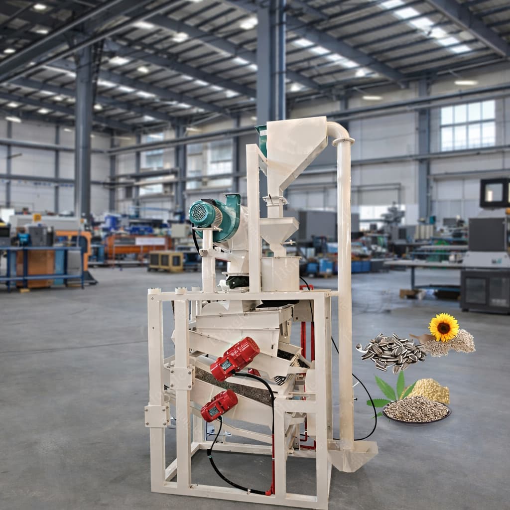 მზესუმზირის თესლის გასაფრცქვნელი მანქანა HL-1 | თესლის კანის მოსაშორებელი 30-50 კგ/სთ