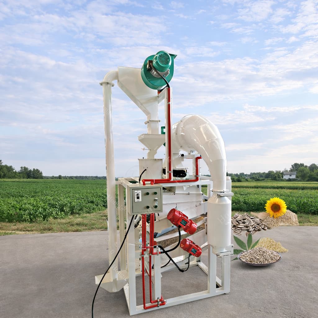 მზესუმზირის თესლის გასაფრცქვნელი მანქანა HL-1 | თესლის კანის მოსაშორებელი 30-50 კგ/სთ