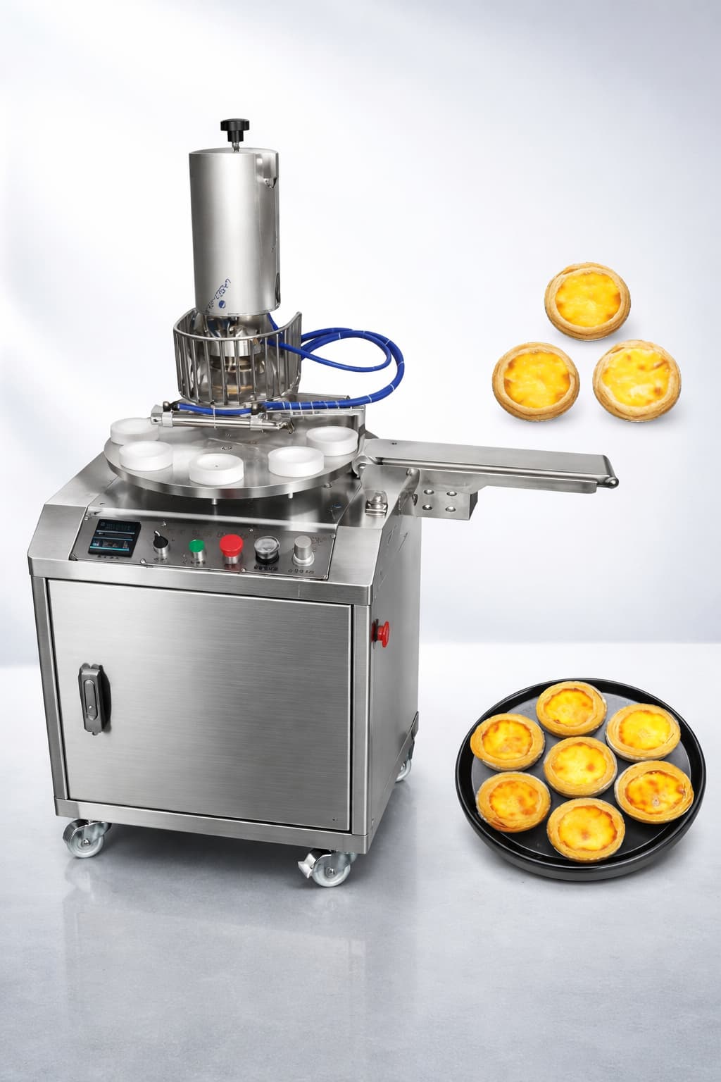 ტარტალეტკის ყალიბის დასამზადებელი მანქანა / კვერცხის ტარტის ქერქის ფორმირების ავტომატური მანქანა HT-DT36