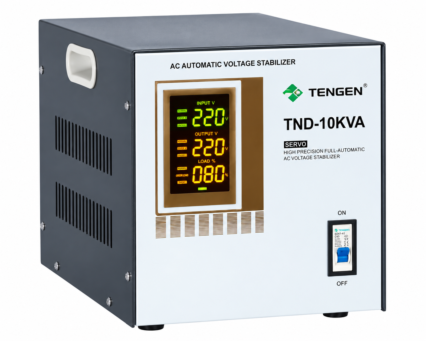 TENGEN TND-10KVA ავტომატური ძაბვის სტაბილიზატორი