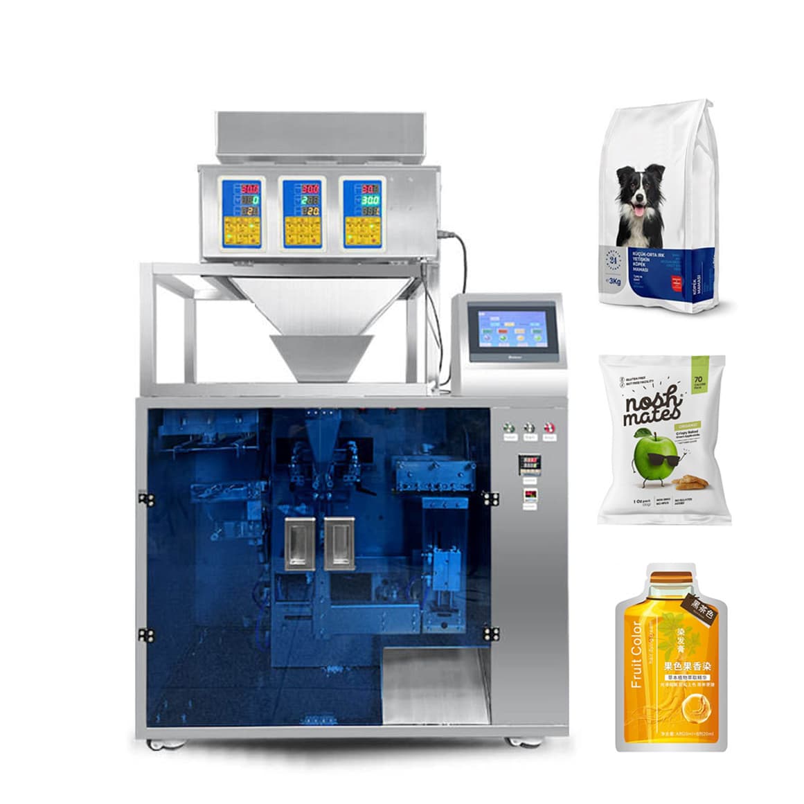 Automatic Vertical Form Fill Seal Machine SMFZ-500S | Advanced Food Packaging Solution