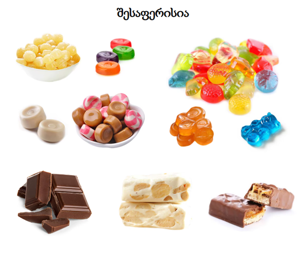 კანფეტის, ჟელატინის, ტოფისა და შოკოლადის  შესაფუთი მაღალსიჩქარიანი ავტომატური მანქანა | 900 პაკეტი/წთ