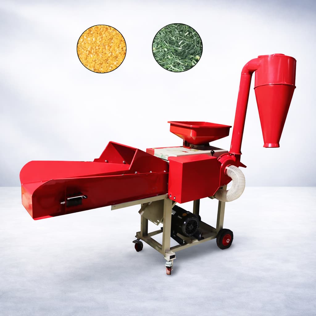 სიმინდის ღეროს დასაფქვავი დანადგარი BD480 — ჩალისა და თივის საჭრელი 4800 კგ/სთ